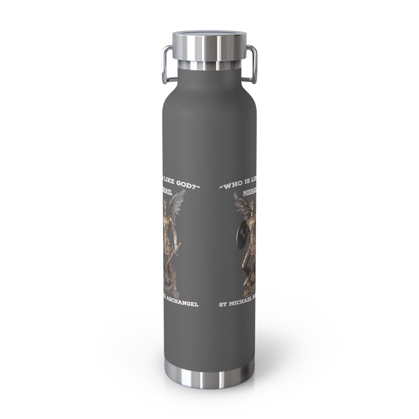 St Michael Archangel Mikhael Copper Vacuum Insulated Bottle, 22oz