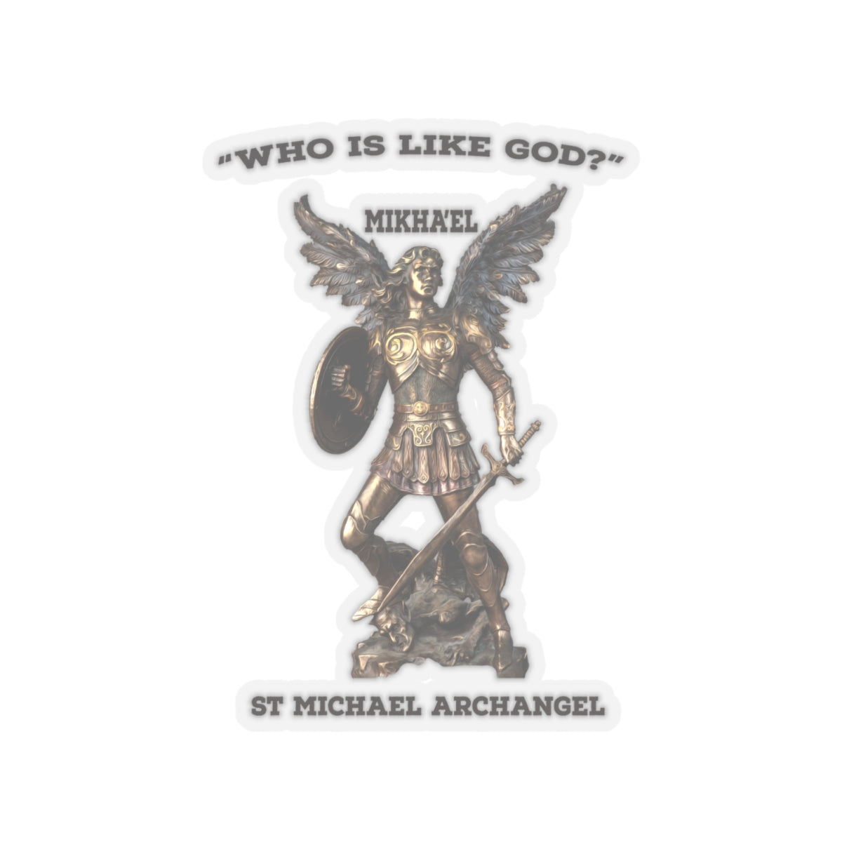 St Michael Archangel Mikhael Kiss-Cut Stickers