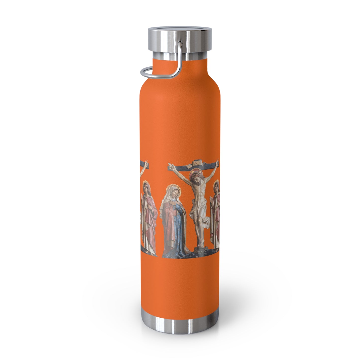 Crucifixion Scene Copper Vacuum Insulated Bottle, 22oz