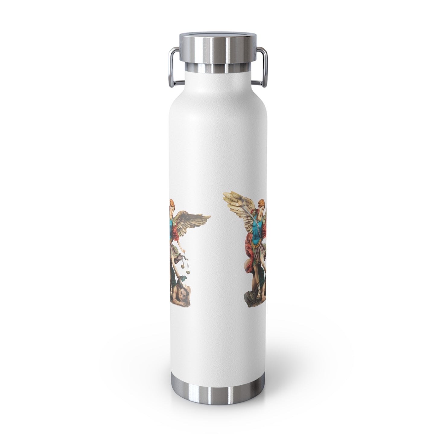 St Michael Archangel (Colour) Copper Vacuum Insulated Bottle, 22oz