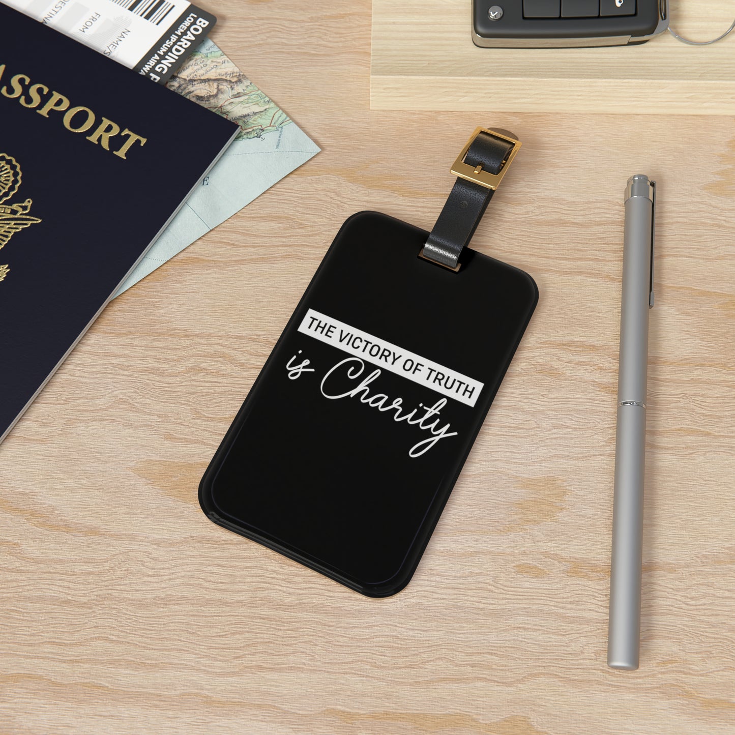 The Victory of Truth is Charity Luggage Tag