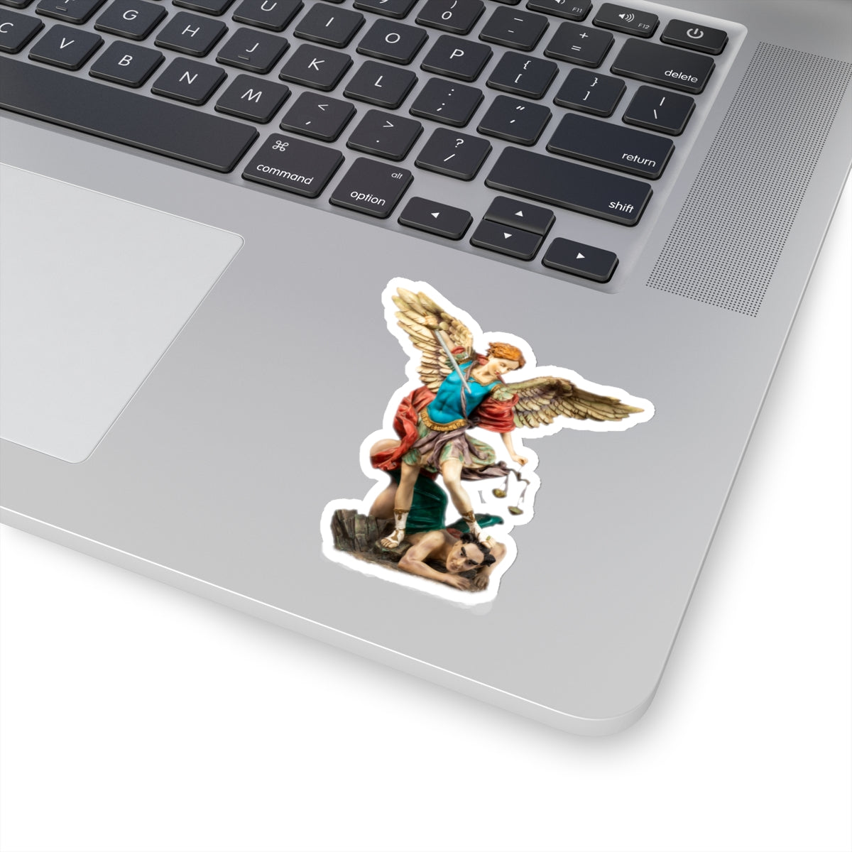 St Michael Archangel (colour) Kiss-Cut Stickers