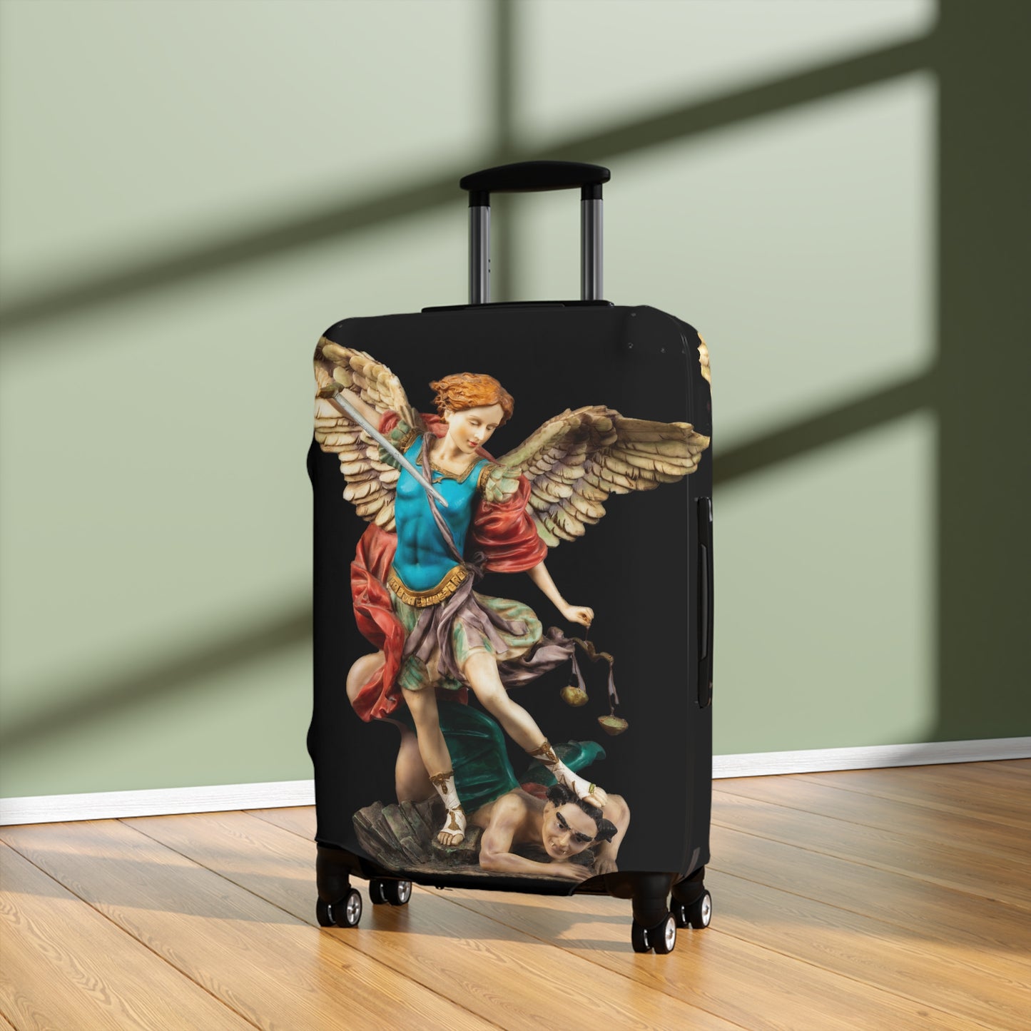 St Michael Archangel Luggage Cover