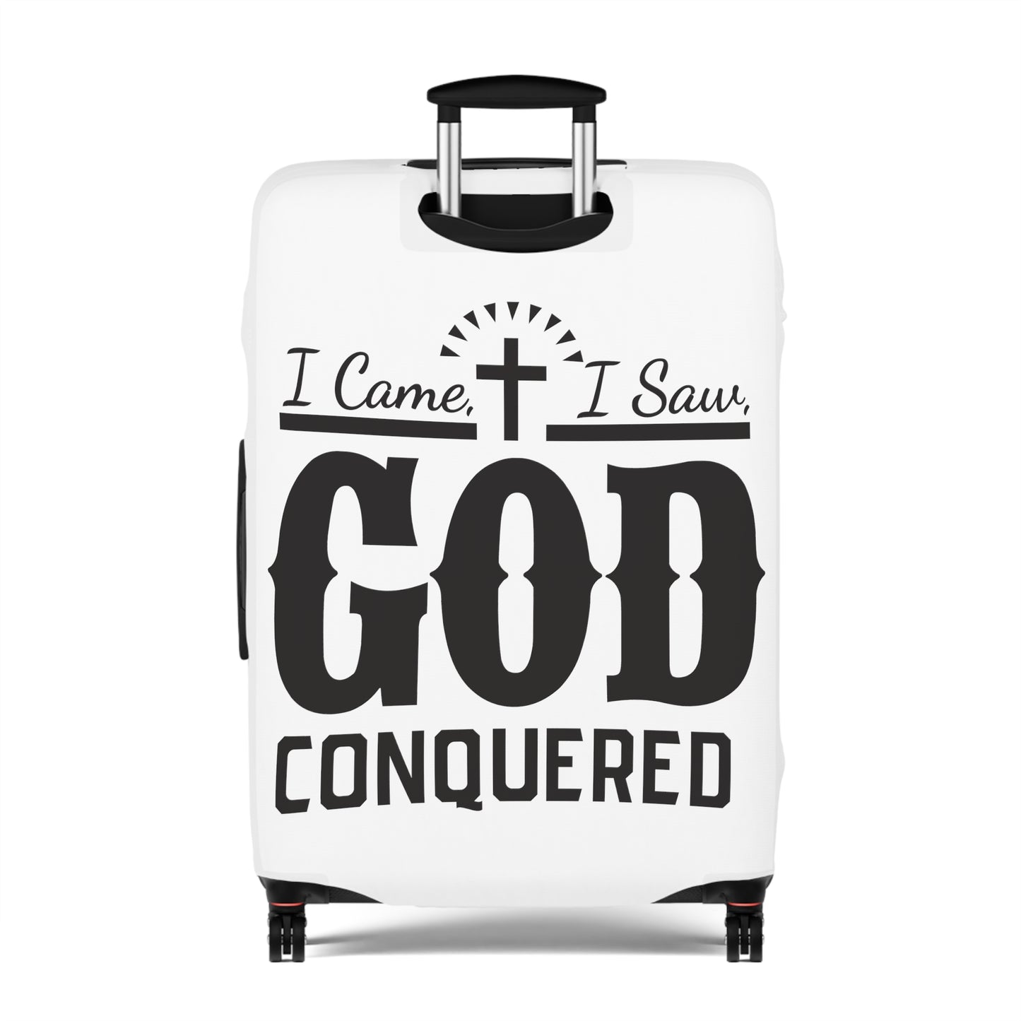 I came, I saw, God Conquered Luggage Cover