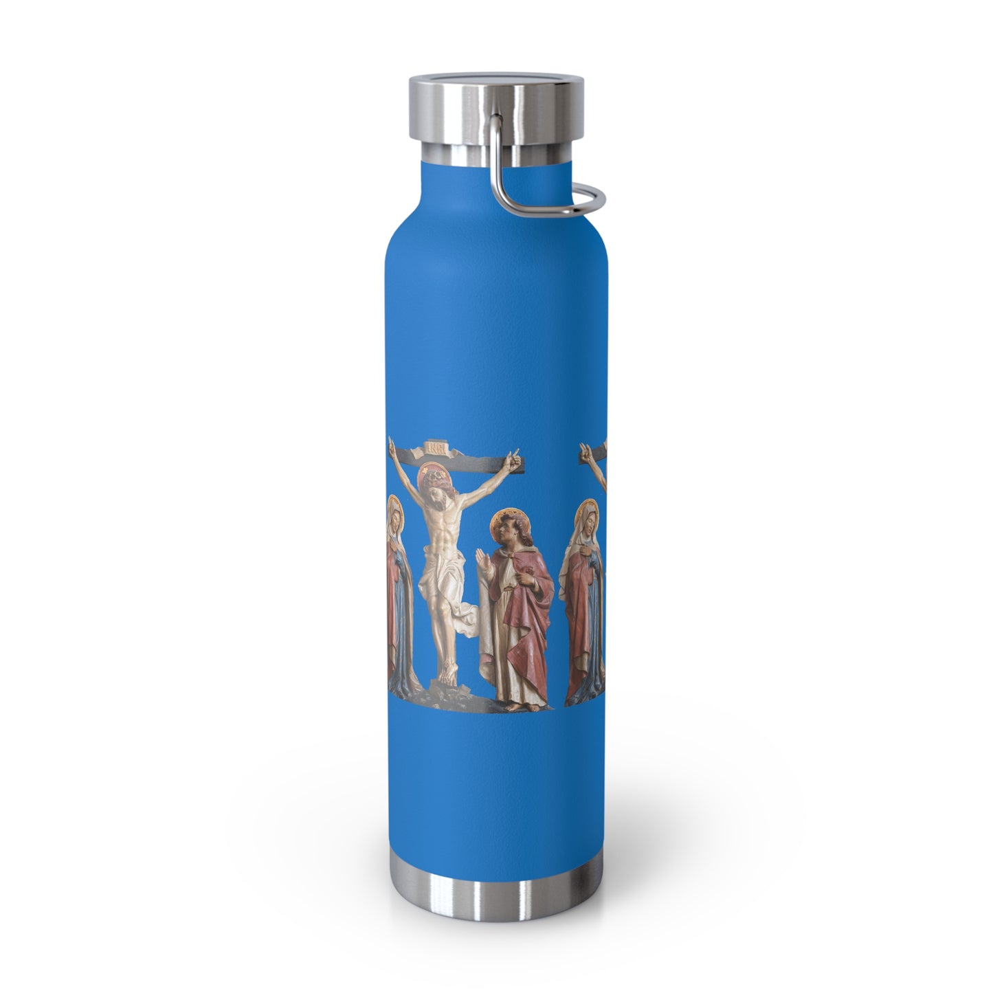 Crucifixion Scene Copper Vacuum Insulated Bottle, 22oz