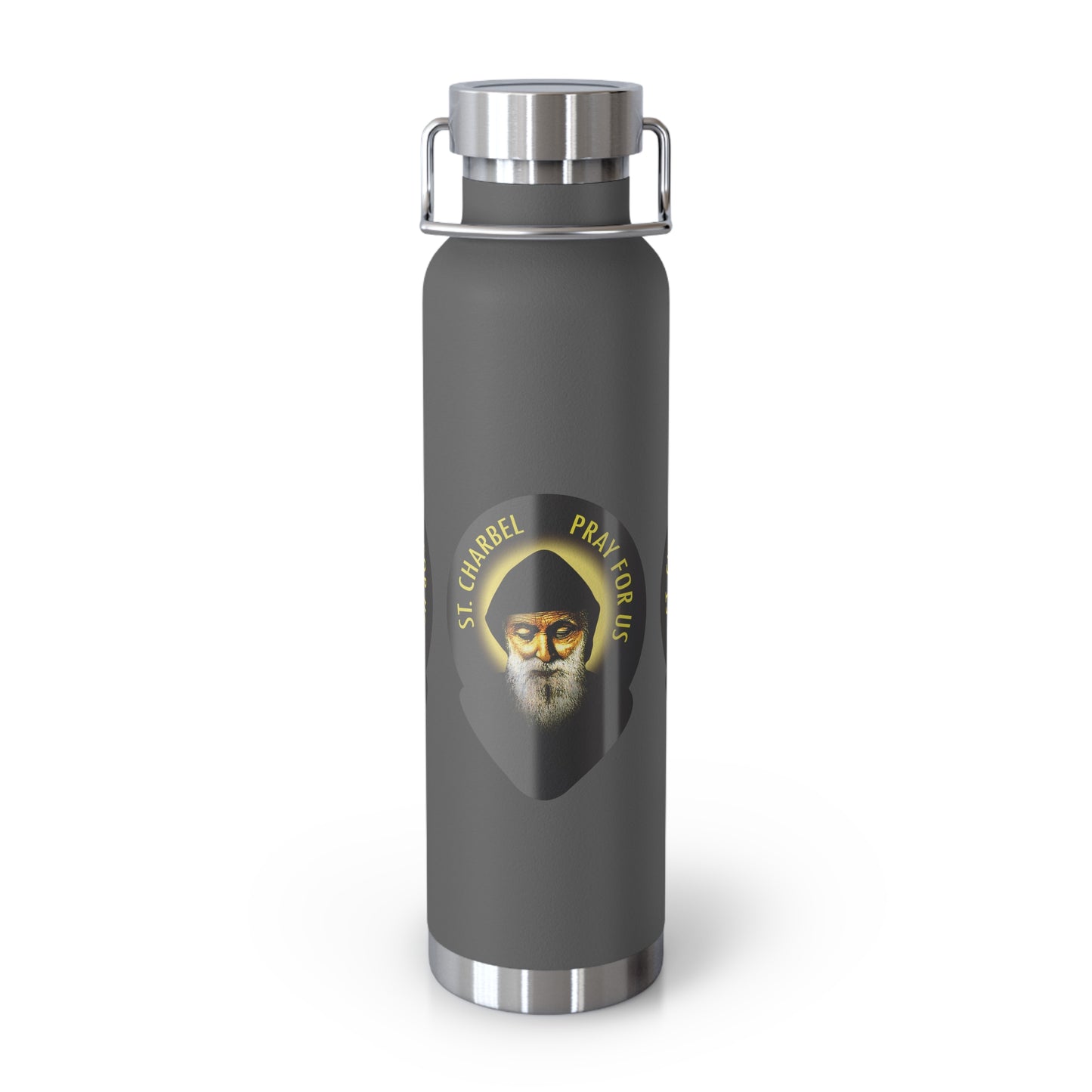 St Charbel Copper Vacuum Insulated Bottle, 22oz