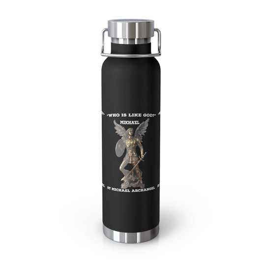 St Michael Archangel Mikhael Copper Vacuum Insulated Bottle, 22oz