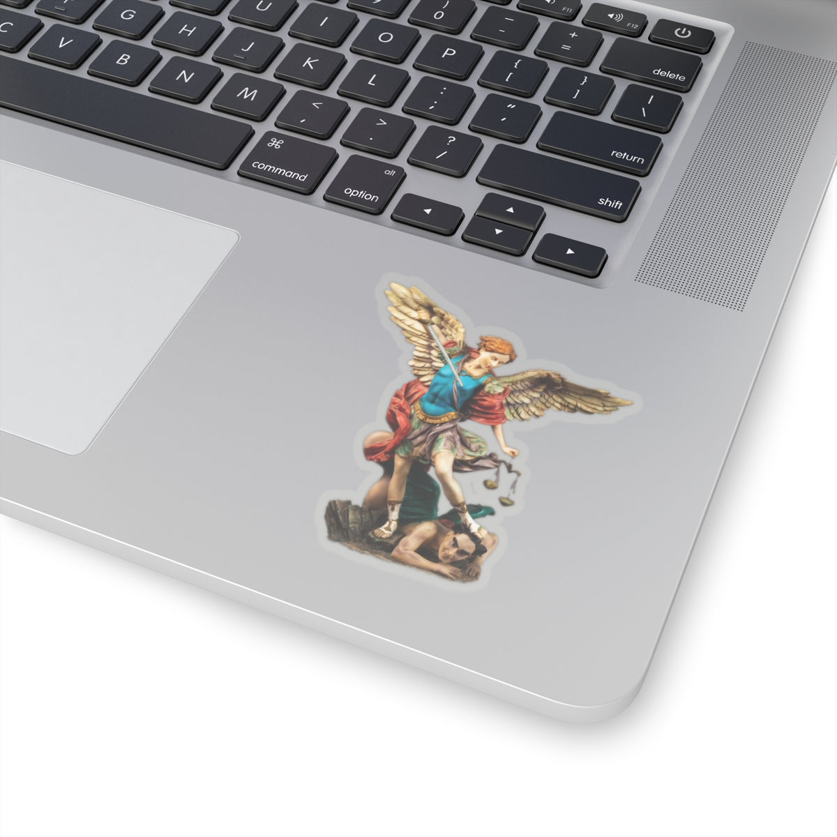 St Michael Archangel (colour) Kiss-Cut Stickers