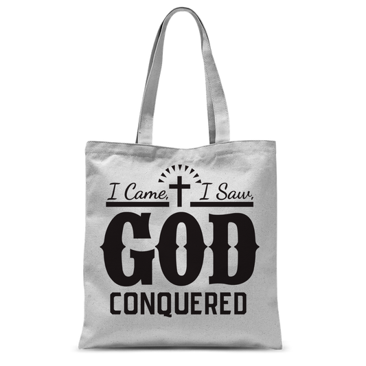I came, I saw, God Conquered Classic Sublimation Tote Bag