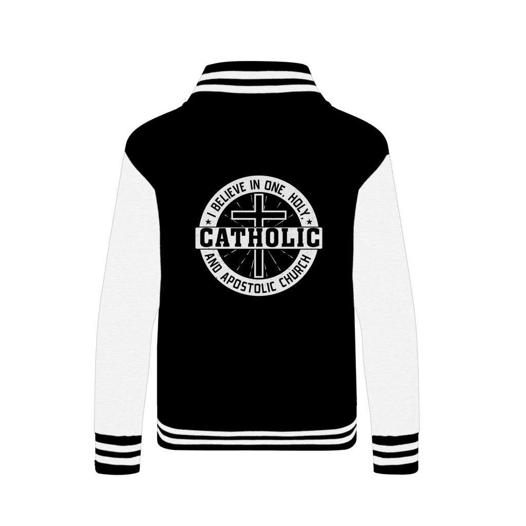 I Believe in One, Holy, Catholic and Apostolic Church Varsity Jacket