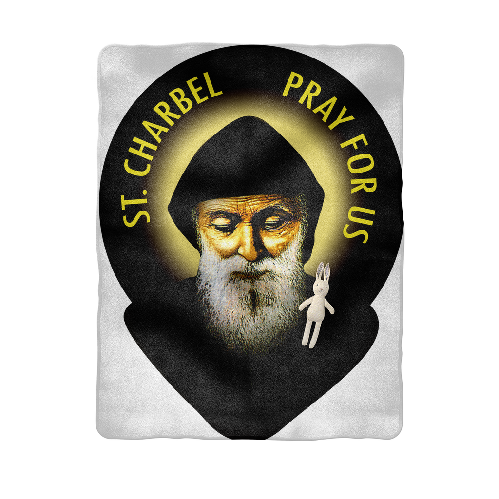 St Charbel Baby Blanket