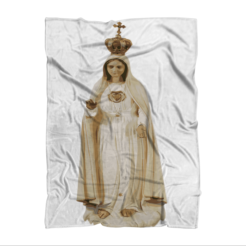 Our Lady of Fatima Throw Blanket