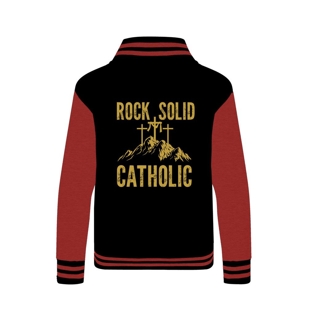 Rock Solid Catholic Varsity Jacket
