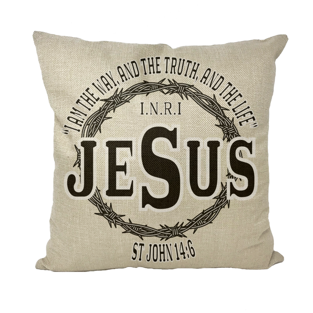 Jesus the Way Throw Pillow with Insert