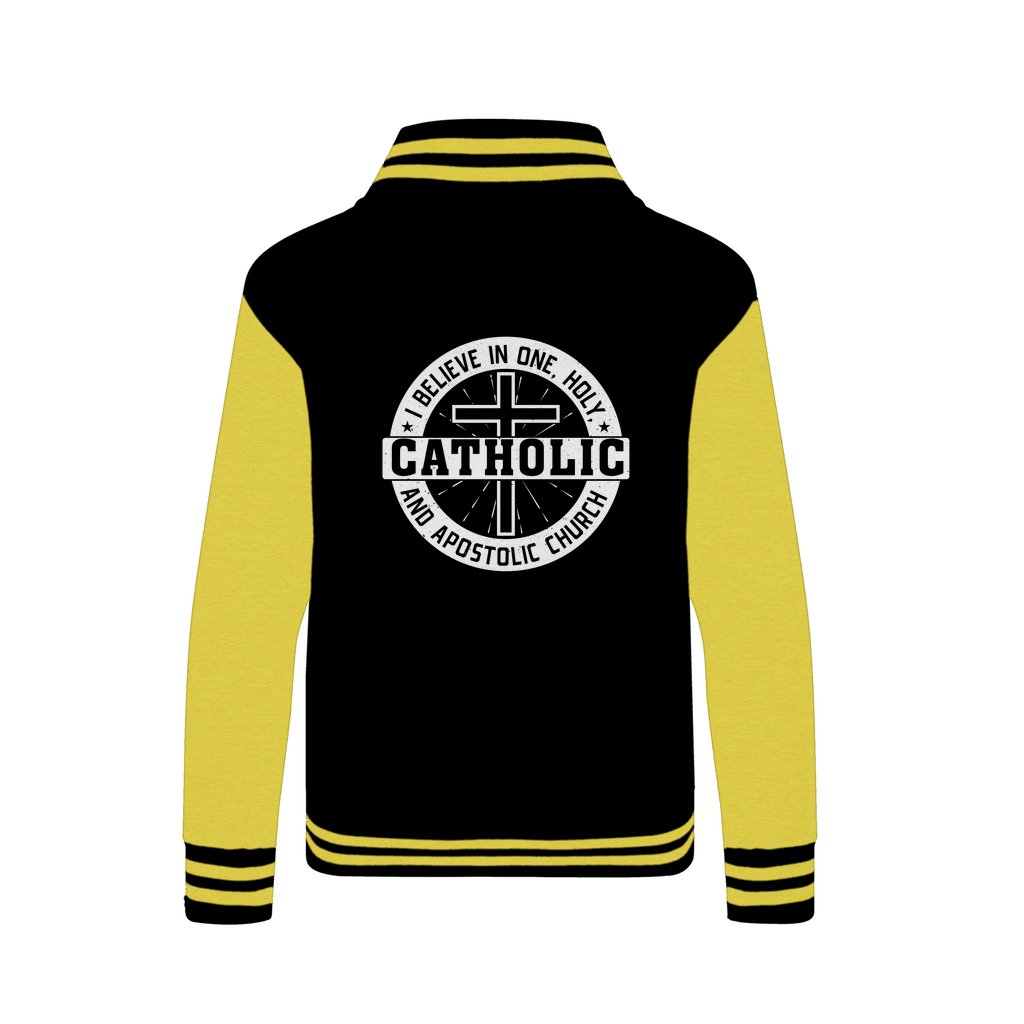 I Believe in One, Holy, Catholic and Apostolic Church Varsity Jacket