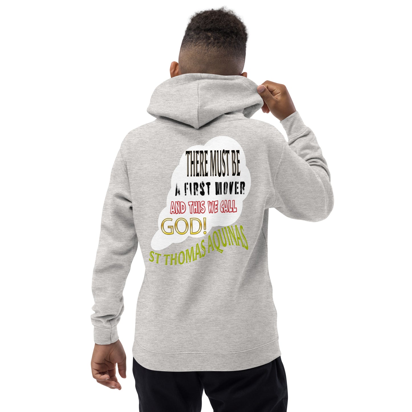 God As First Mover by St Thomas Aquinas Children's Hoodie