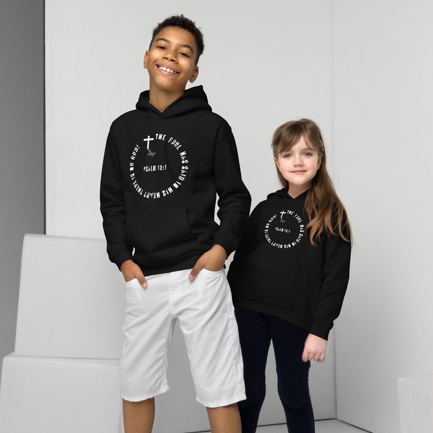 Psalm 13:1 Children's Christian Hoodie
