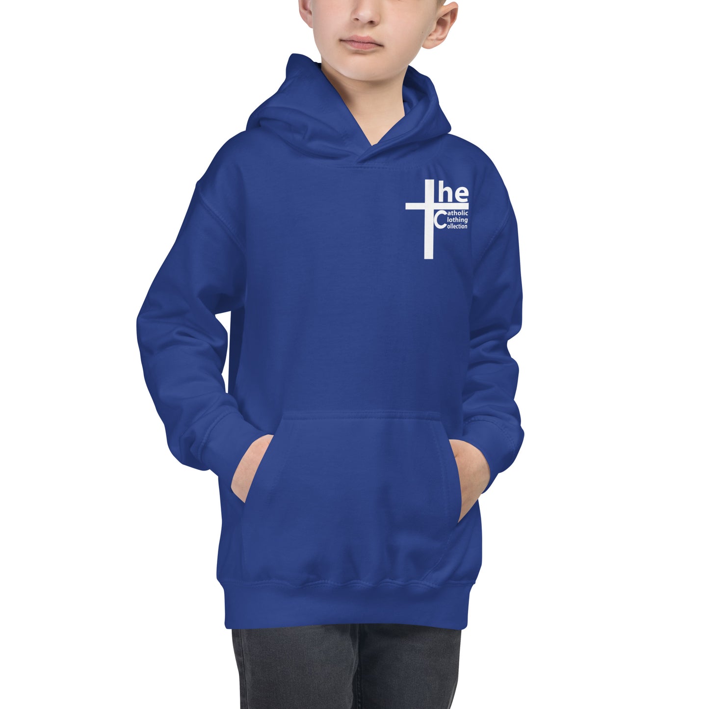 St Michael the Archangel with Prayer Children's Hoodie