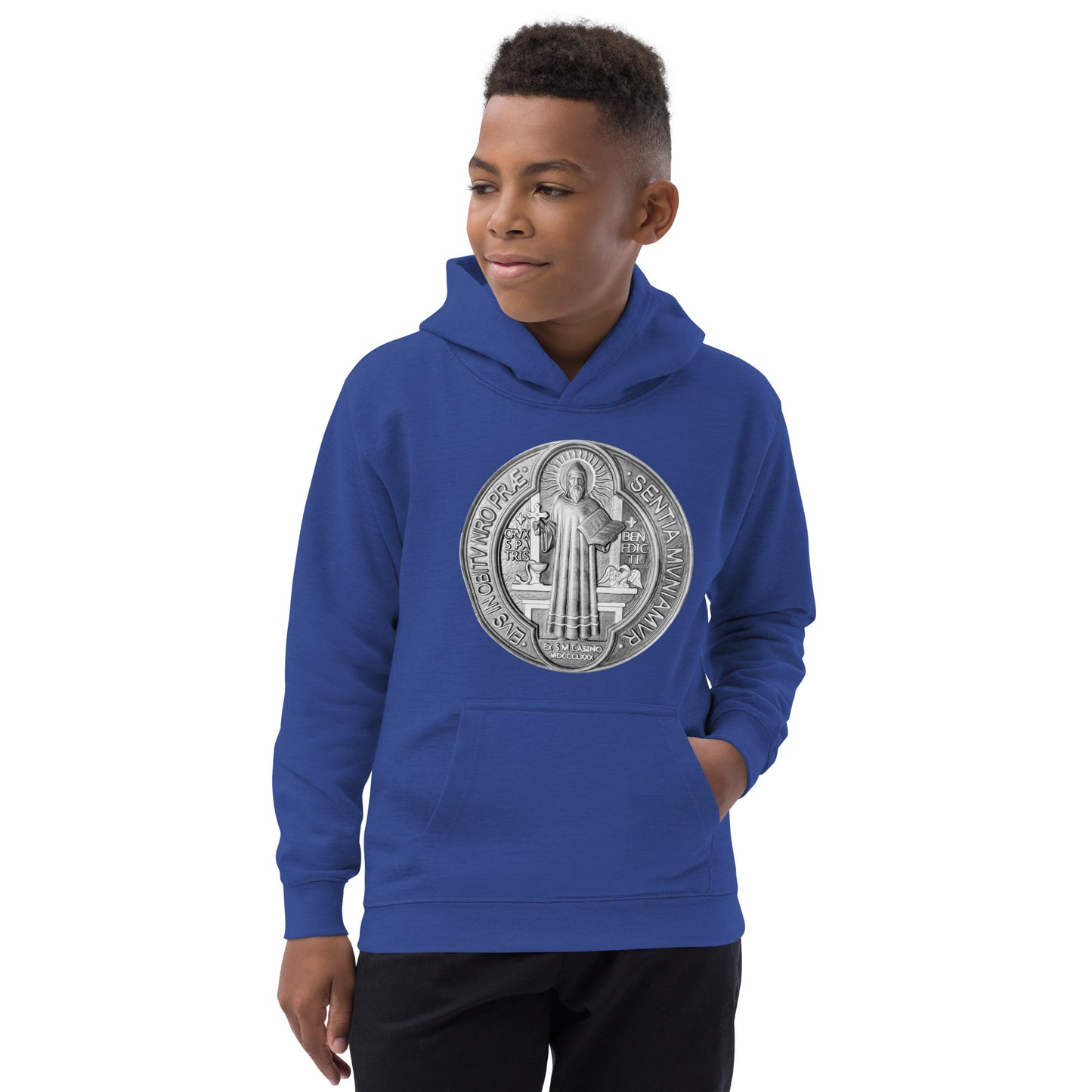St Benedict Medal Children's Hoodie