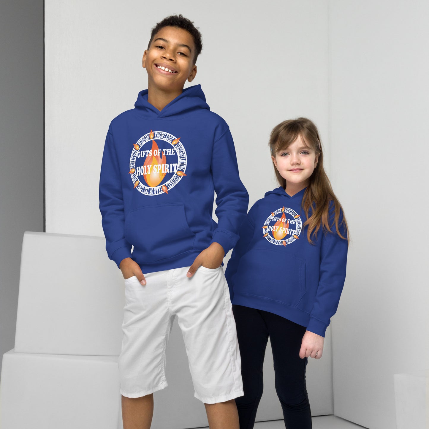 Gifts of the Holy Spirit Children's Christian Hoodie