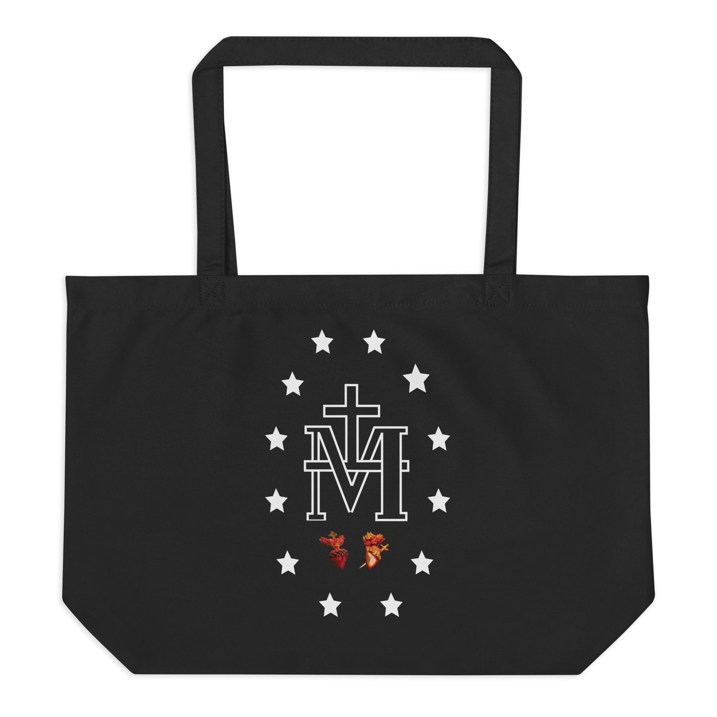 Miraculous Medal Large organic tote bag