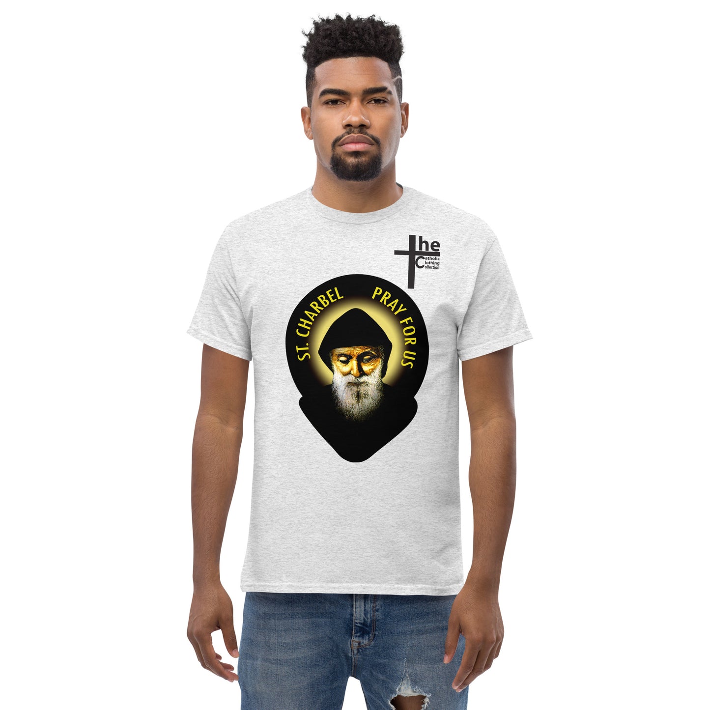 St Charbel Pray For Us Men's t-Shirt