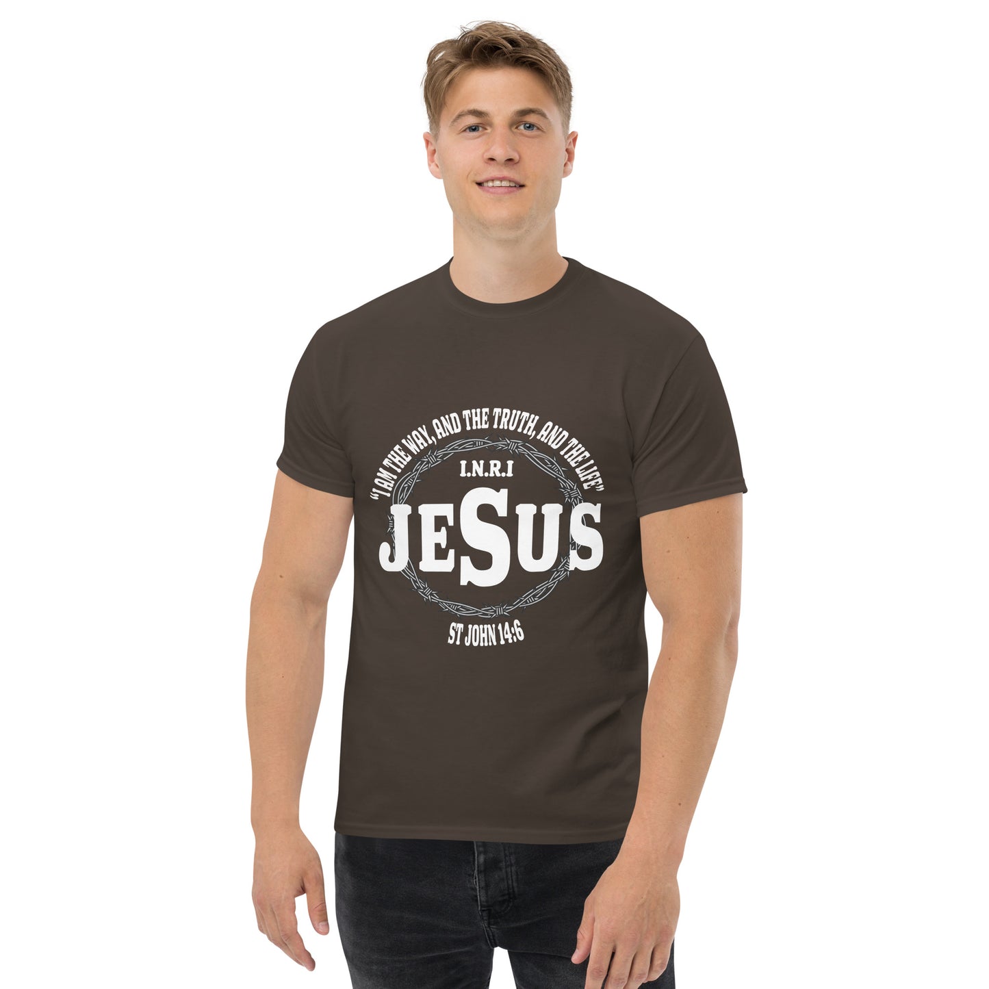 Jesus the Way, Truth and Light Men's Christian t-Shirt