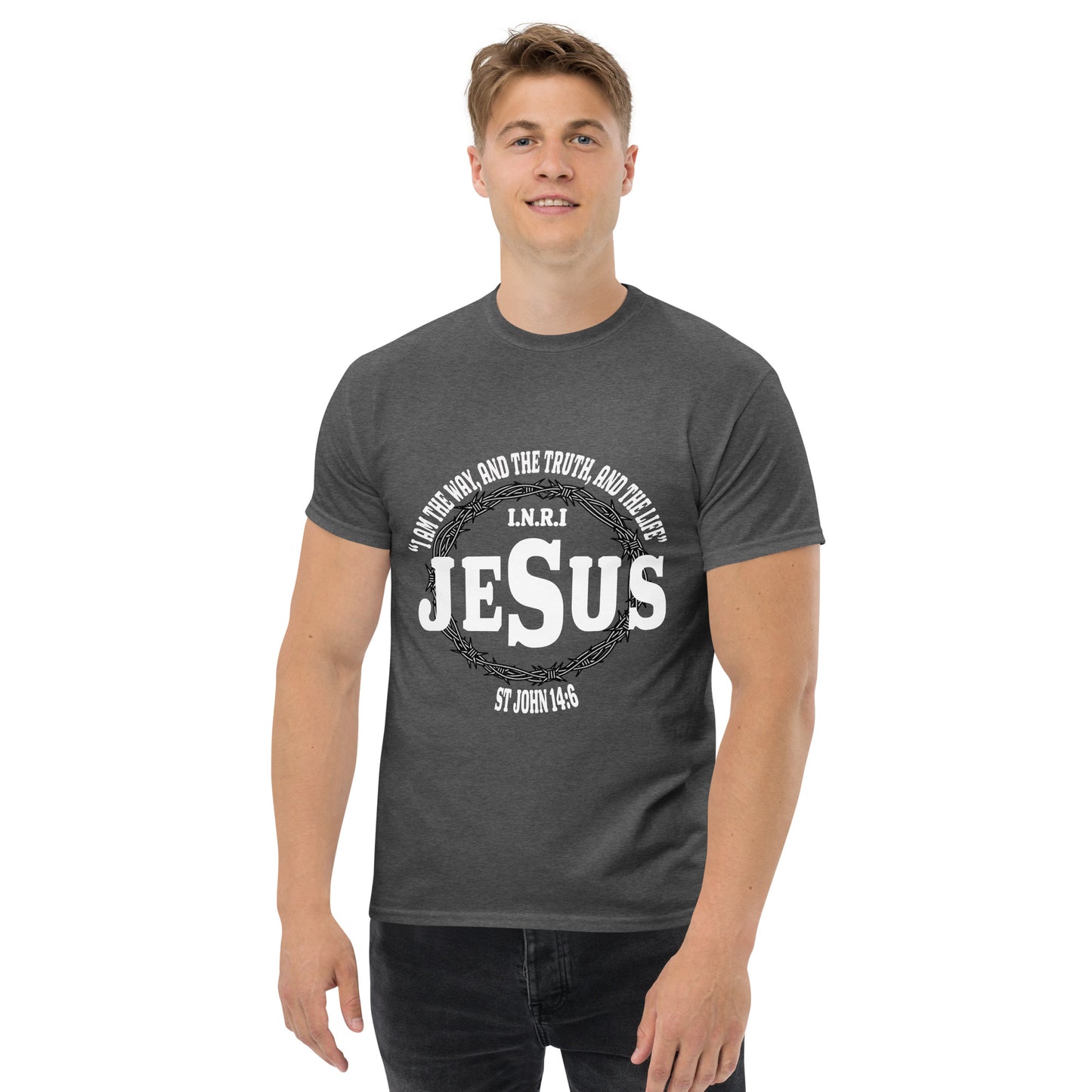 Jesus the Way, Truth and Light Men's Christian t-Shirt