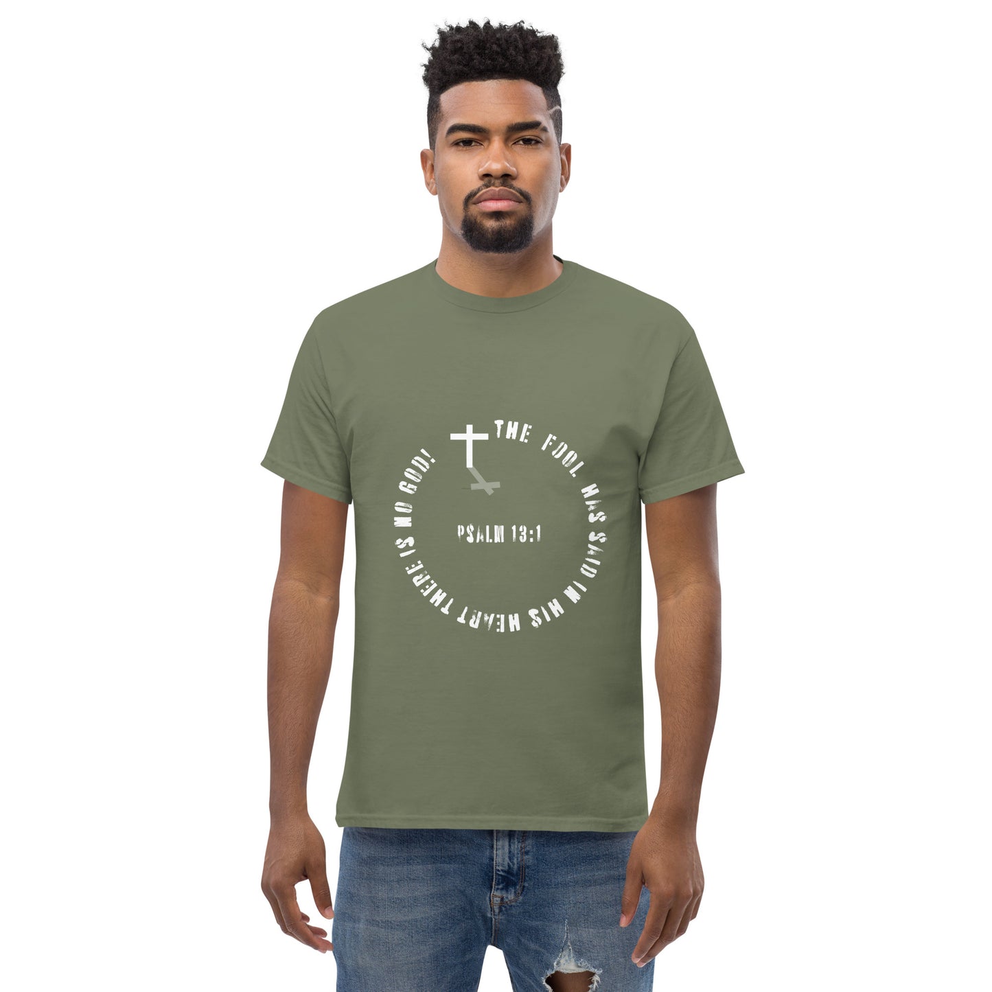 Psalm 13:1 Men's Christian t-Shirt