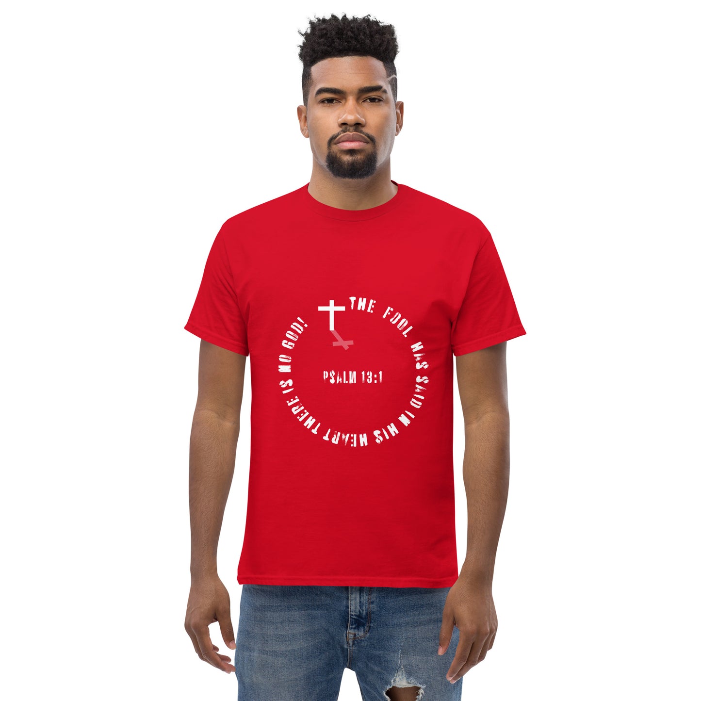 Psalm 13:1 Men's Christian t-Shirt