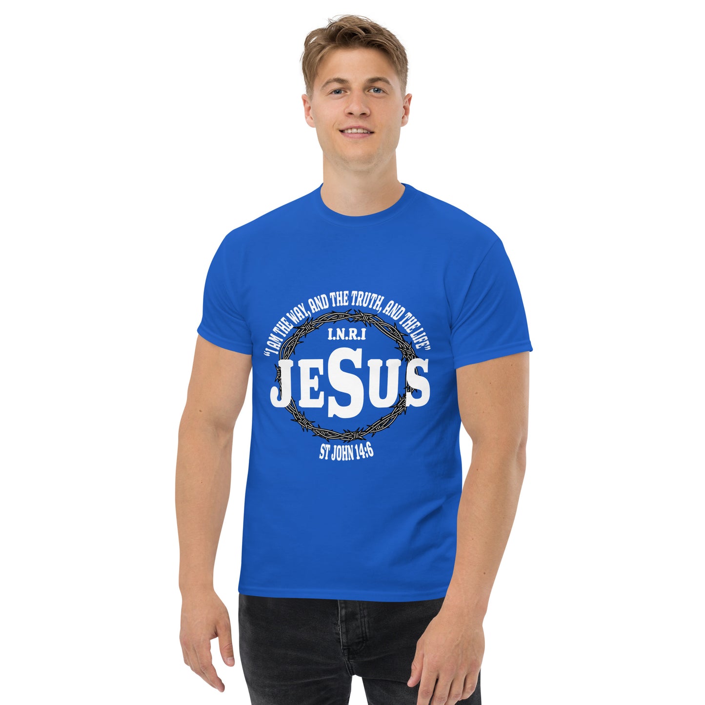 Jesus the Way, Truth and Light Men's Christian t-Shirt