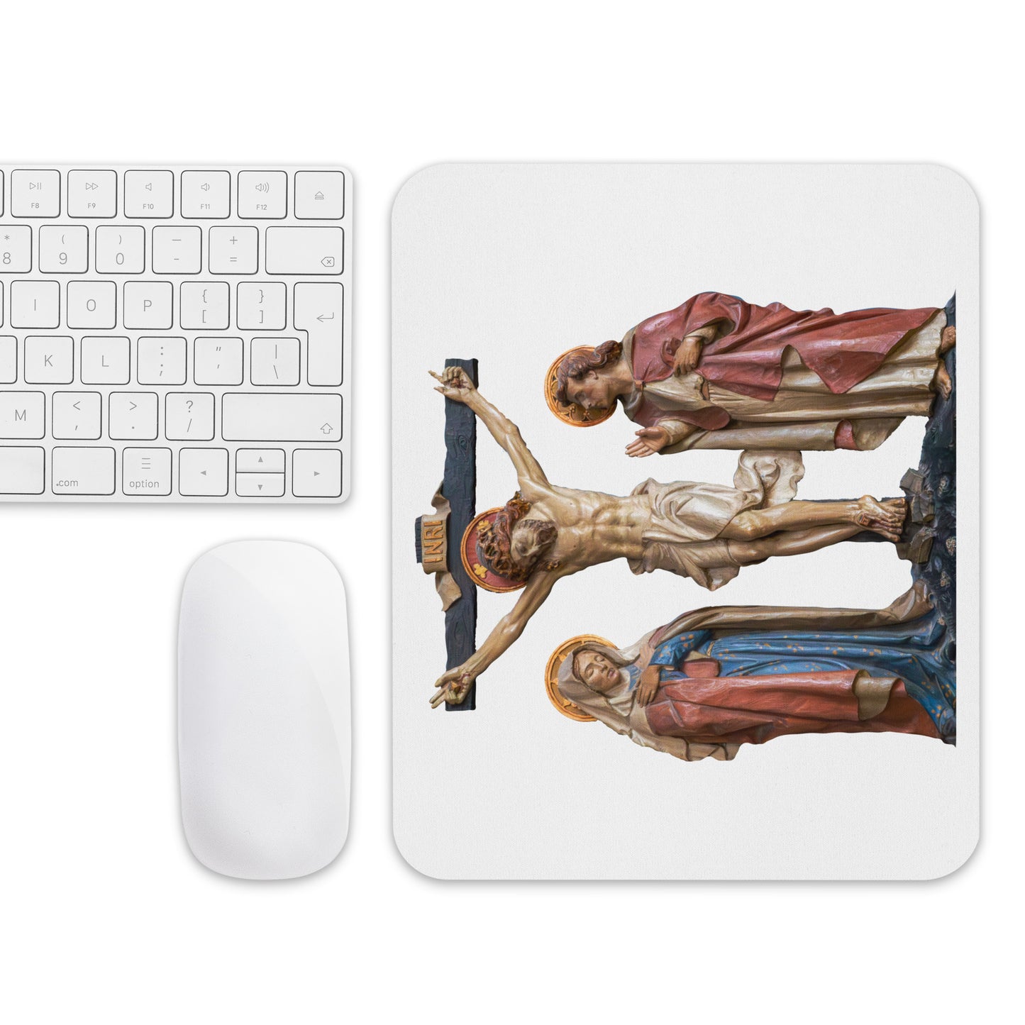 Crucifixion Scene Mouse pad