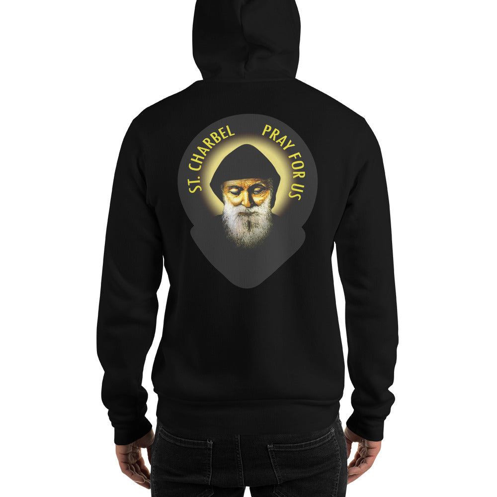 St Charbel Pray For Us Men's Hoodie