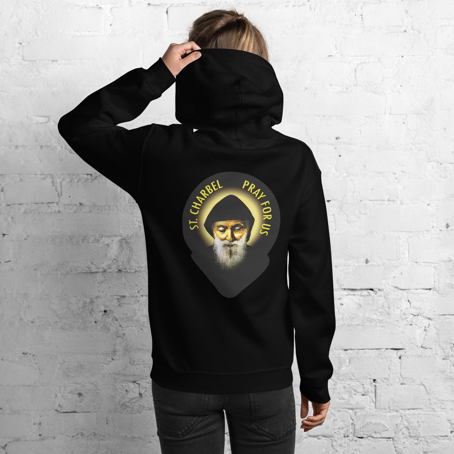 St Charbel Pray For Us Women's Hoodie