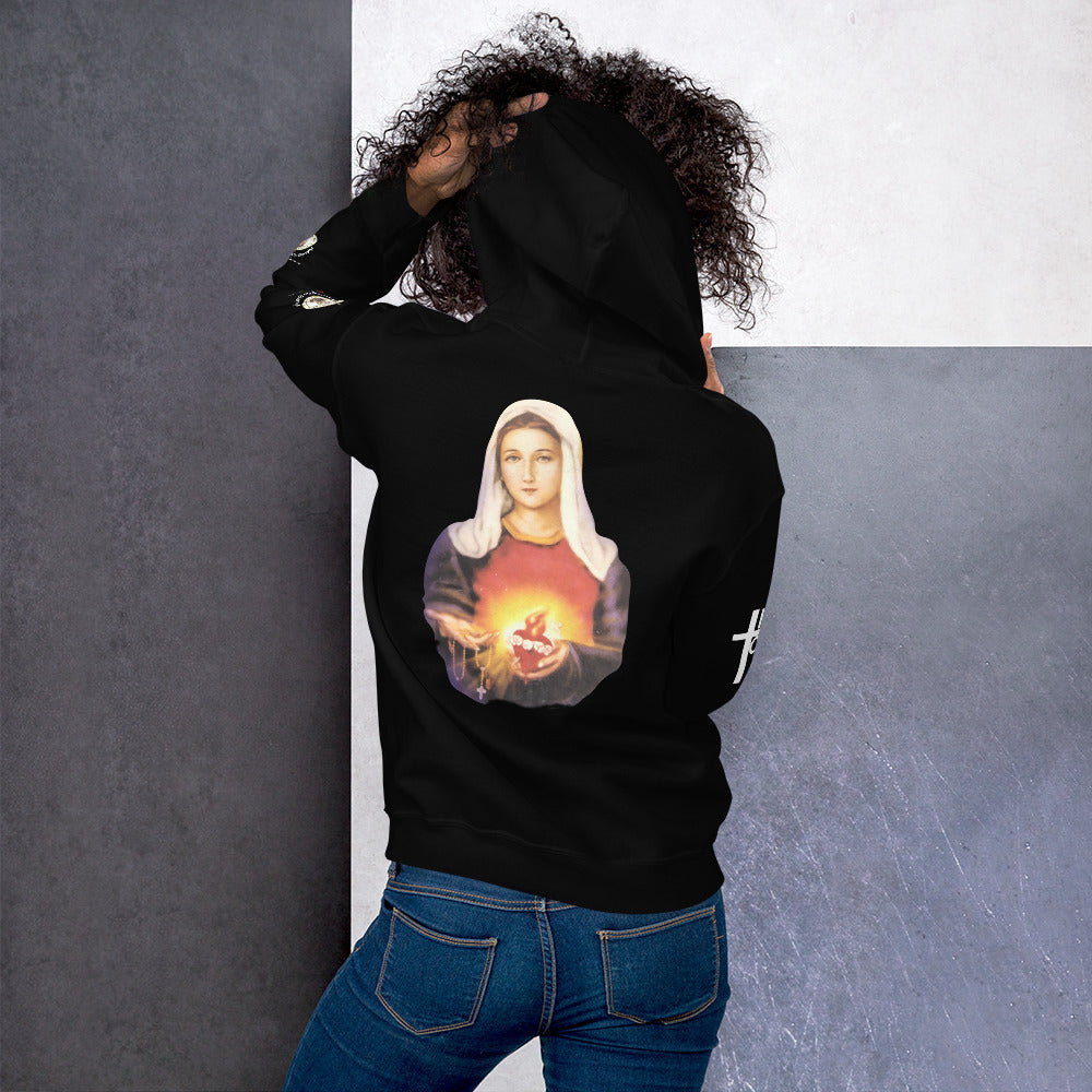 Sacred Heart of Jesus and Immaculate Heart of Mary Women's Hoodie
