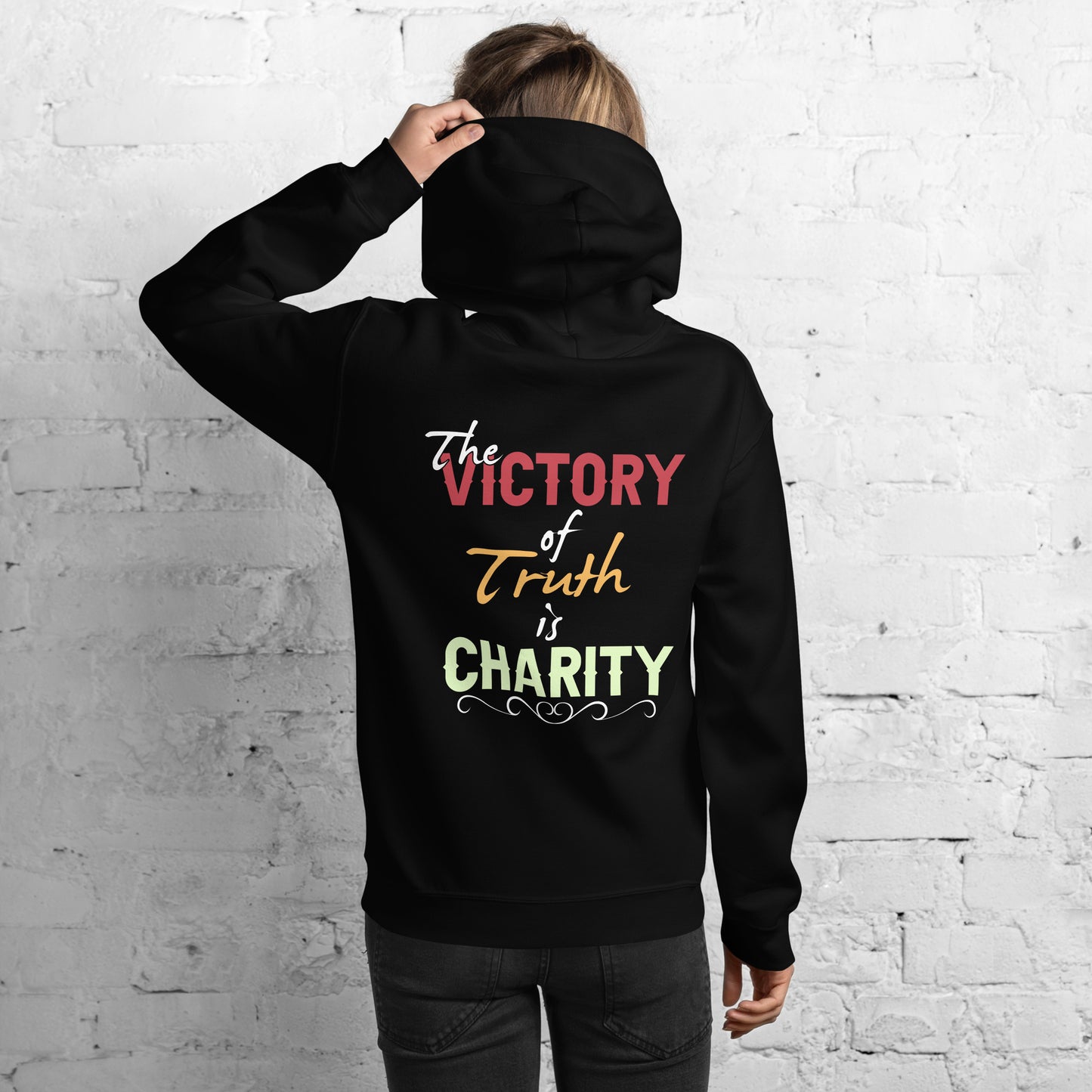 The Victory of Truth is Charity Women's Hoodie
