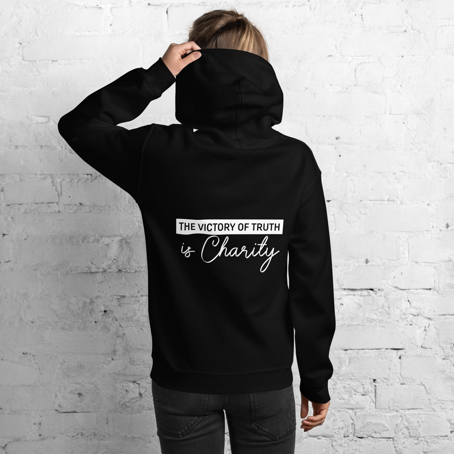 The Victory of Truth is Charity Women's Hoodie