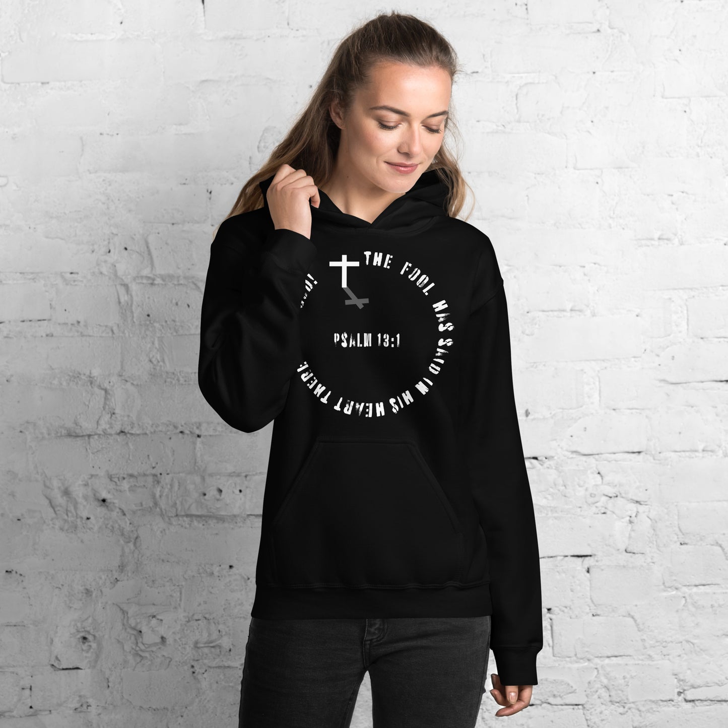 Psalm 13:1 Women's Christian Hoodie