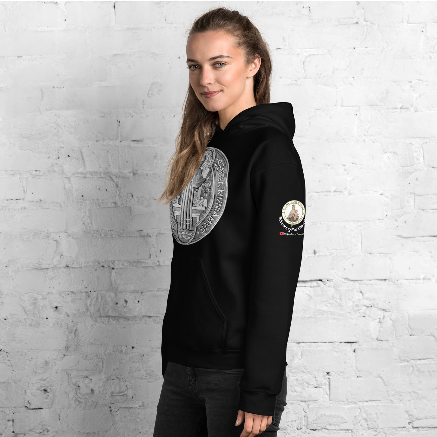 St Benedict Medal Women's Hoodie