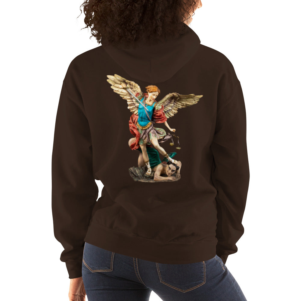 St Michael Archangel (colour) Women's Hoodie