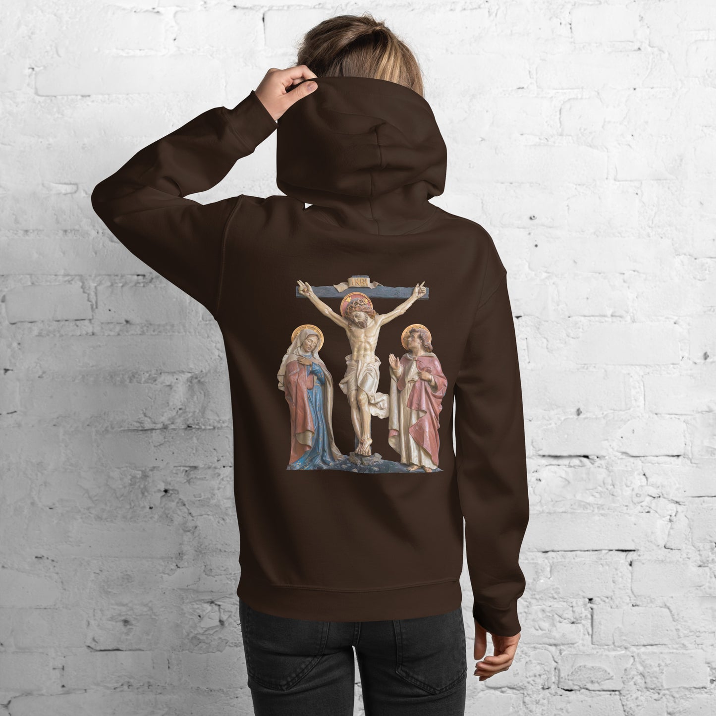 Crucifixion Scene Women's Hoodie