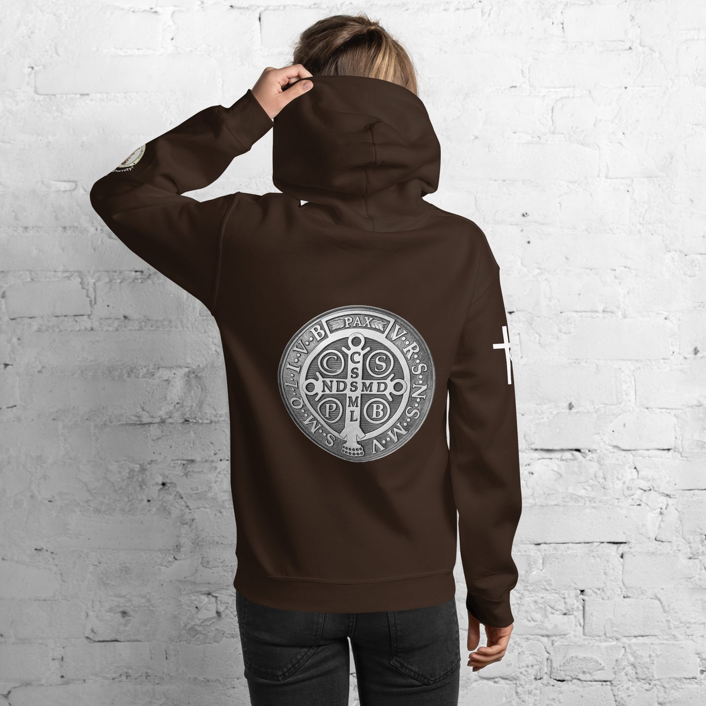 St Benedict Medal Women's Hoodie