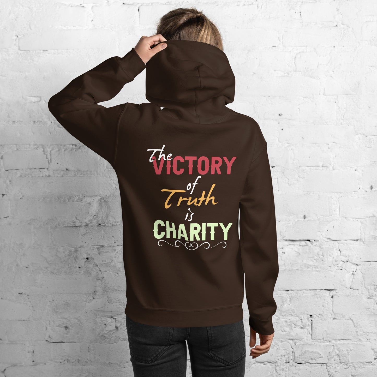 The Victory of Truth is Charity Women's Hoodie