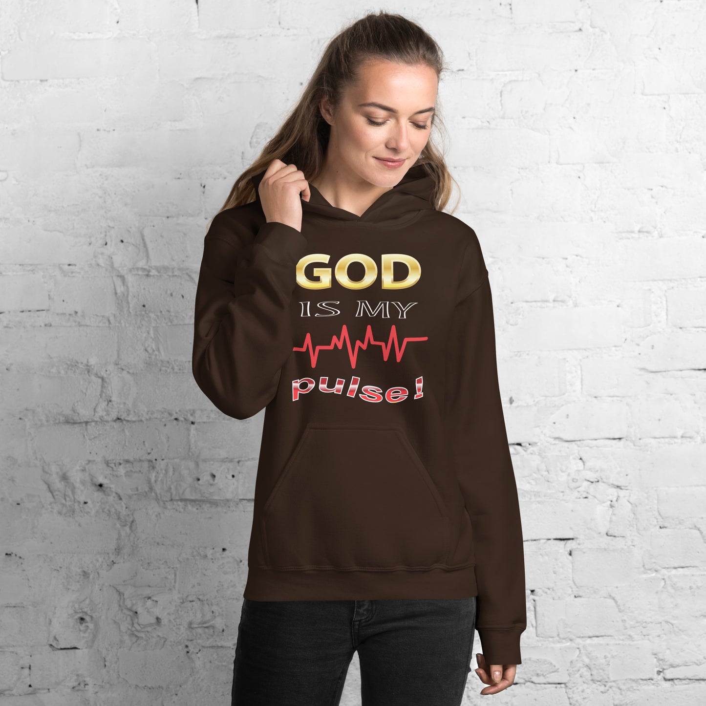 God Is My Pulse Women's Christian Hoodie