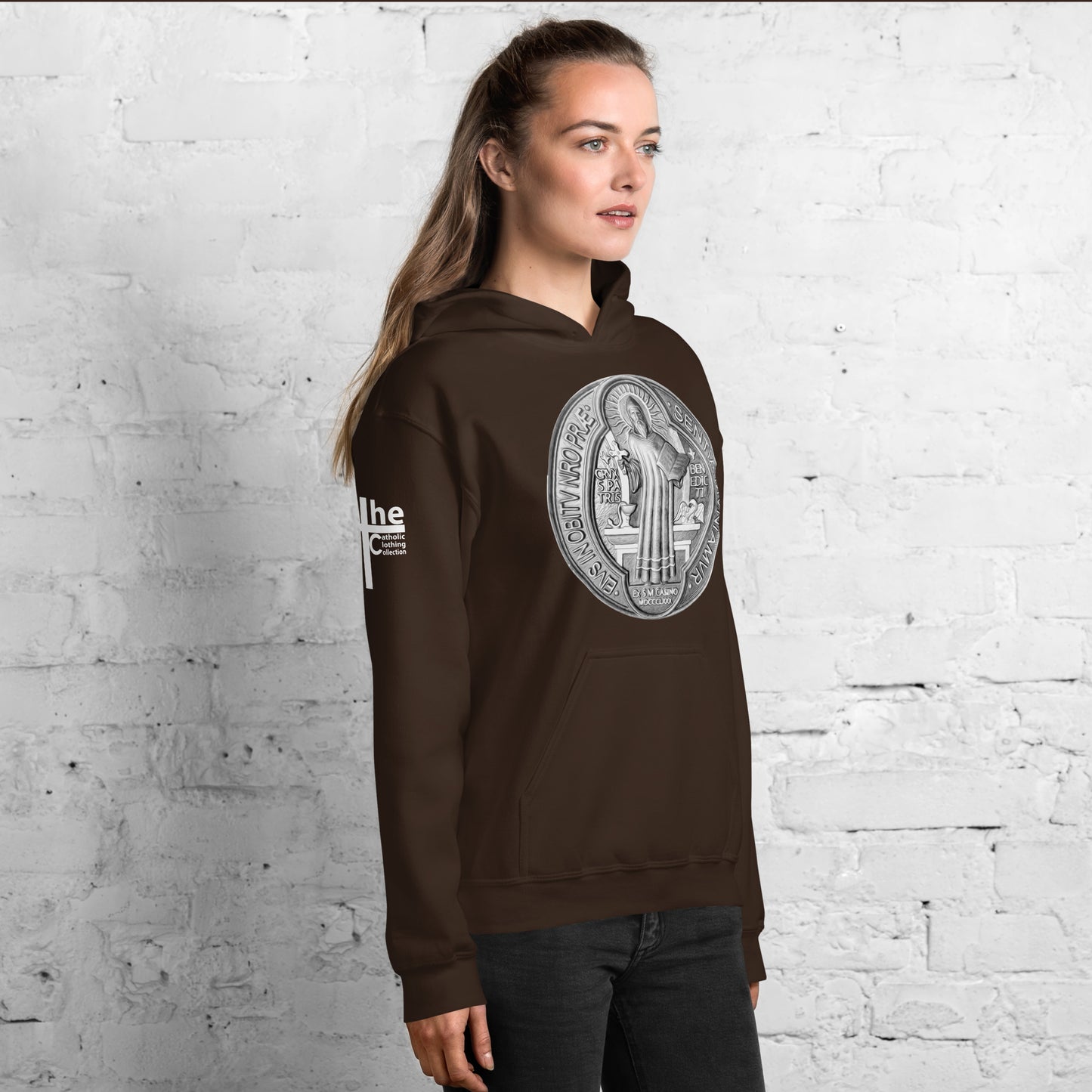 St Benedict Medal Women's Hoodie