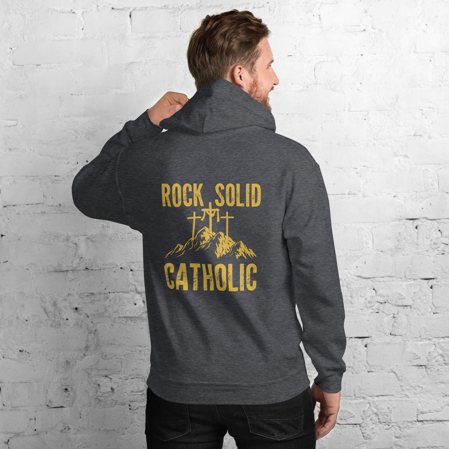 Rock Solid Catholic Men's Hoodie