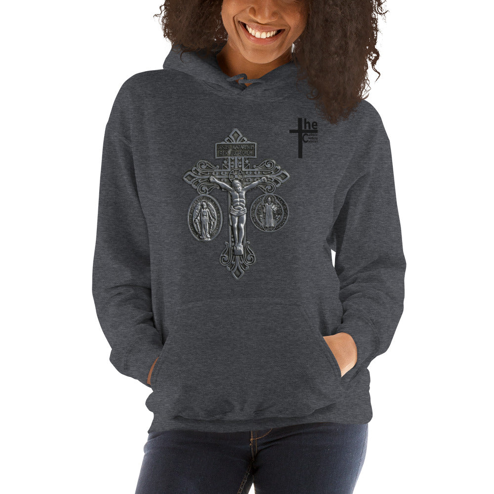 Pardon Crucifix Women's Hoodie