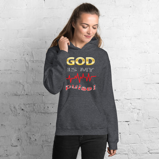 God Is My Pulse Women's Christian Hoodie