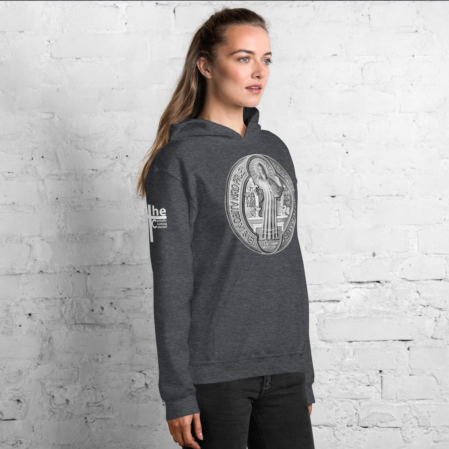 St Benedict Medal Women's Hoodie