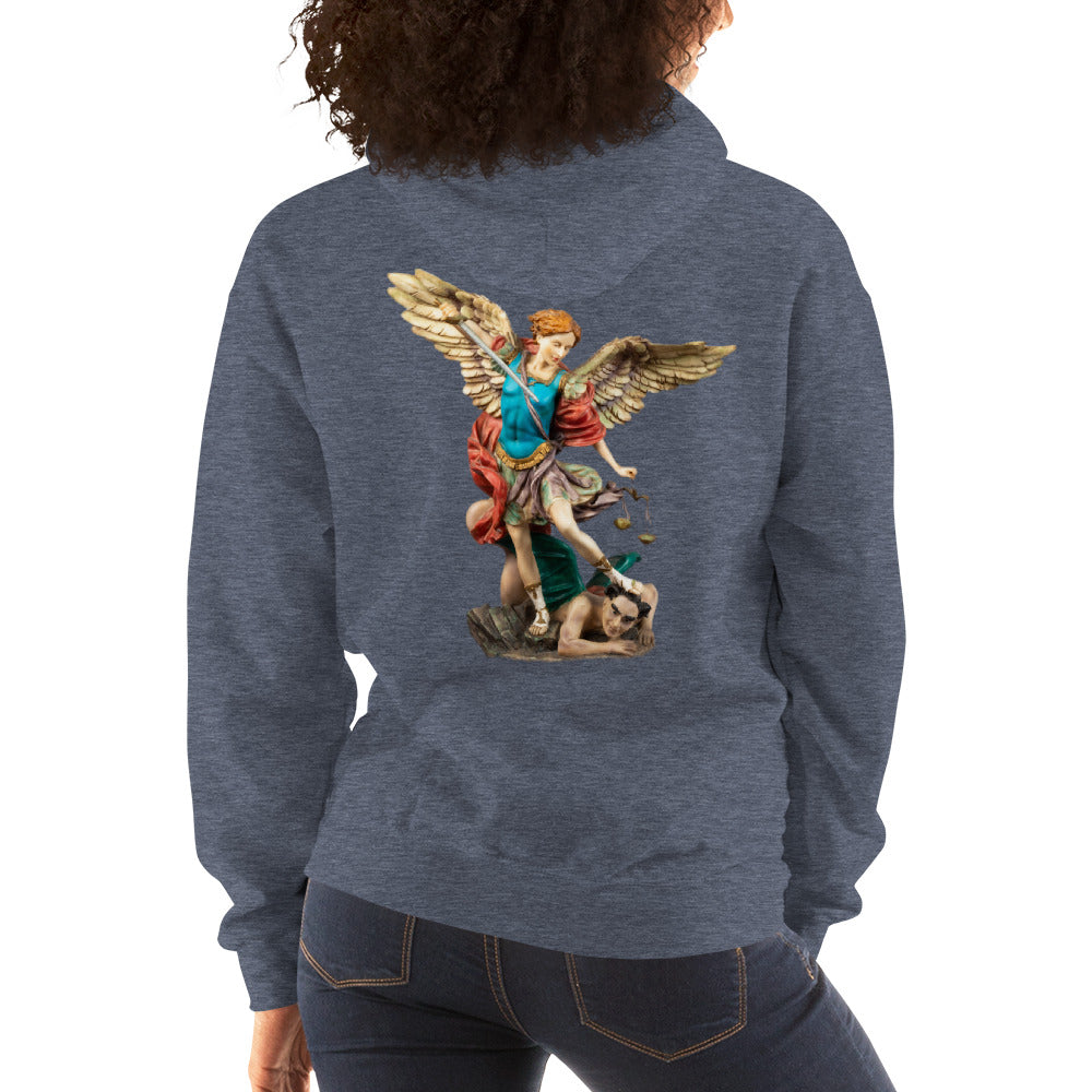 St Michael Archangel (colour) Women's Hoodie